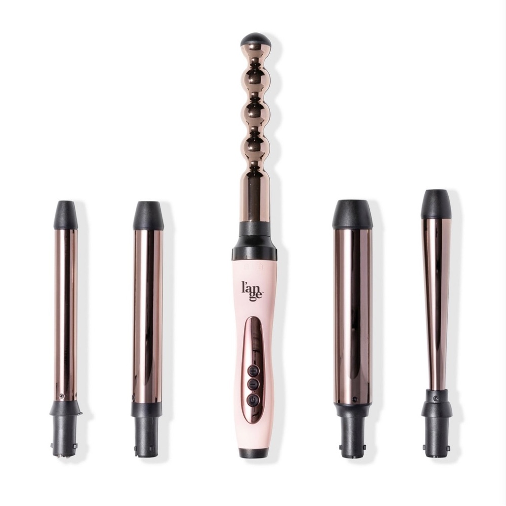 Lange Le Cinq Pink Curling Iron Set